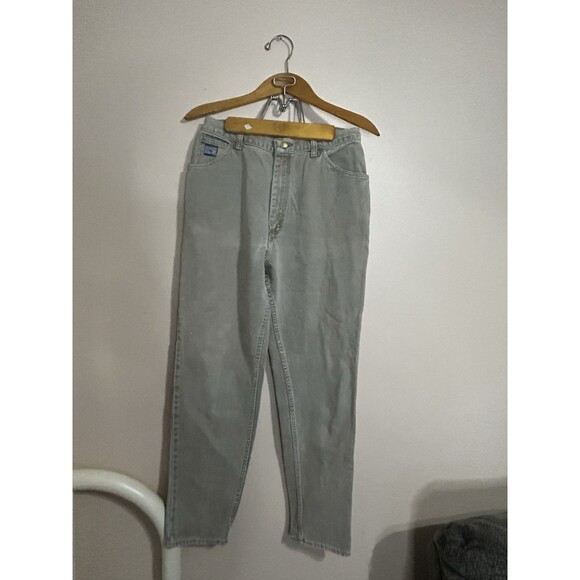 Wrangler Denim - 90s Wrangler Tan Very high Rise waisted jeans vintage Size 6 Western Tapered